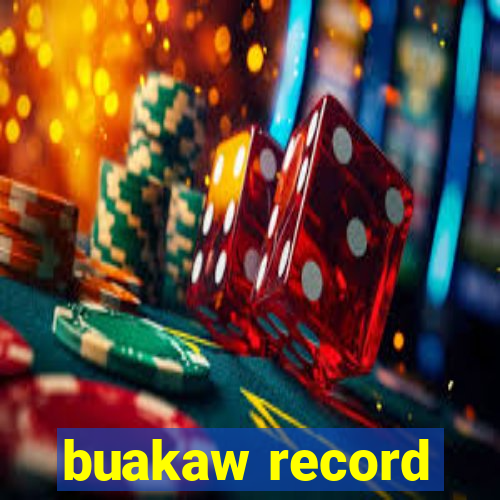 buakaw record